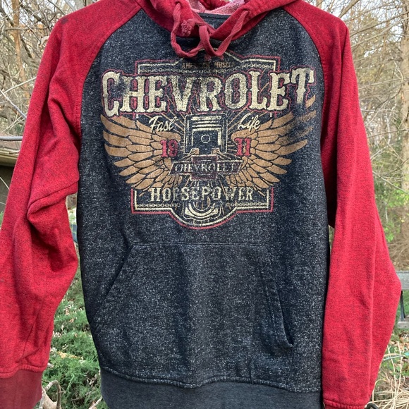 Vintage Chevrolet Horsepower Logo Hoodie by GM - Picture 2 of 5
